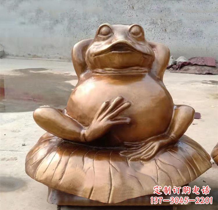 青蛙铜雕铸铜雕塑