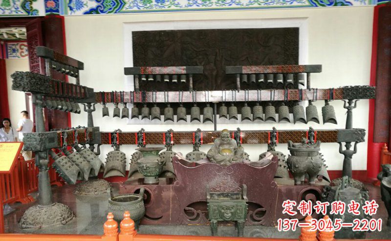 晴天编钟古代乐器铜雕