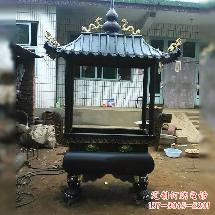 全铜香炉
