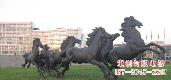 群马公园动物铜雕