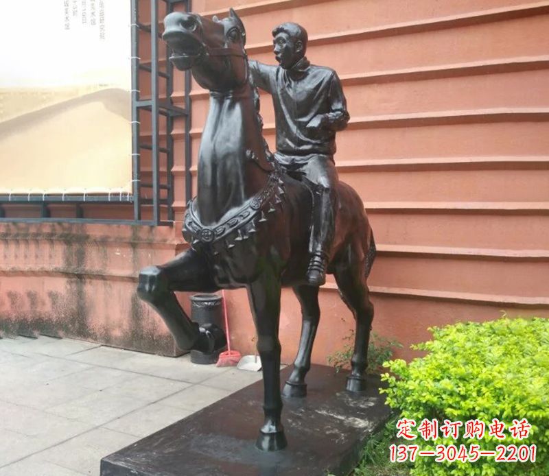 公园/骑马/铜雕-人公园骑马铜雕 公园/骑马/铜雕-人公园骑马铜雕