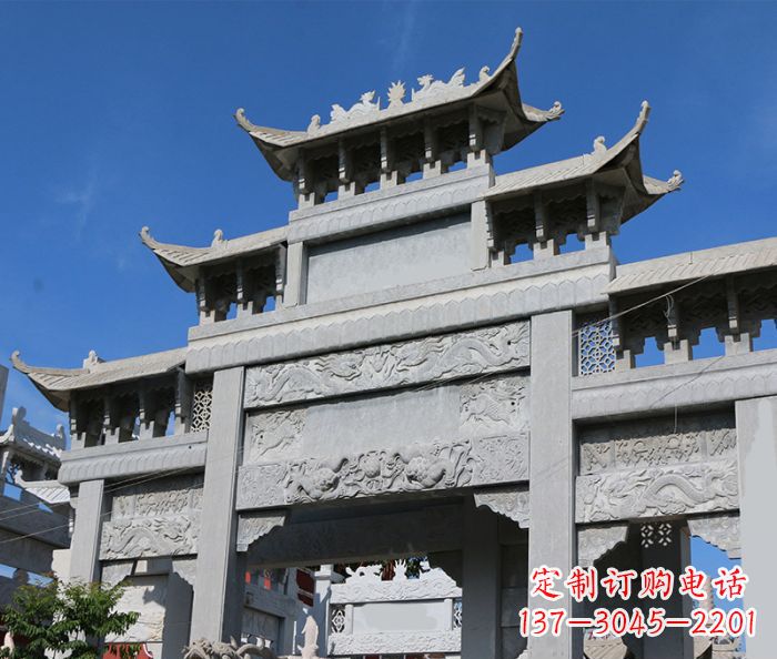 三门雕塑 - 三门/道路/牌坊/石雕 三门雕塑 - 三门/道路/牌坊/石雕