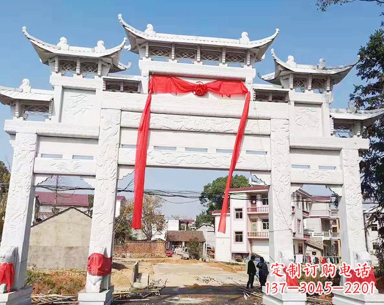 三门雕塑 - 三门/三楼/石雕/牌坊 三门雕塑 - 三门/三楼/石雕/牌坊