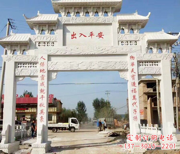 三门石牌坊石雕_2 (2)