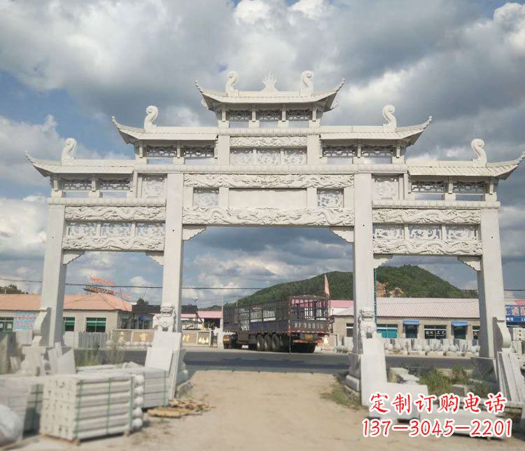 三门雕塑 - 三门/五楼/大理石/牌坊/石雕 三门雕塑 - 三门/五楼/大理石/牌坊/石雕