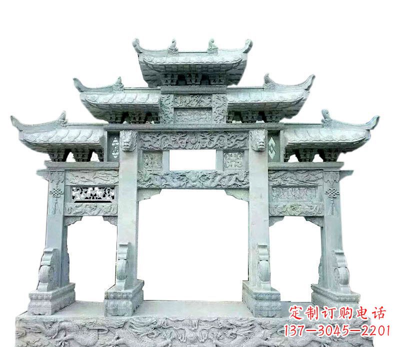 三门雕塑 - 三门/五楼/仿古/牌坊/石雕 三门雕塑 - 三门/五楼/仿古/牌坊/石雕