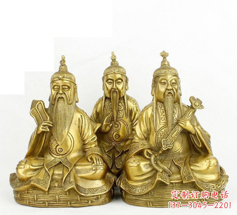 三清祖师神像铜雕