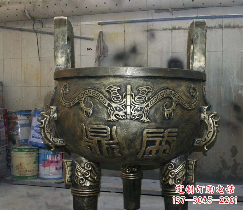 三足鼎铜鼎铜雕