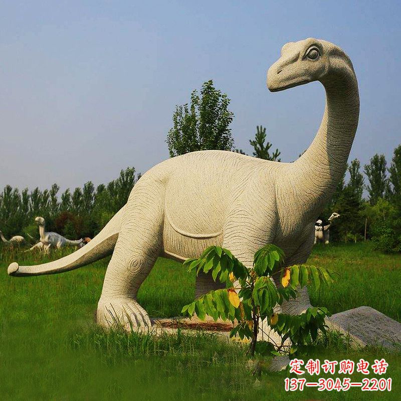 砂岩雷龙石雕恐龙-动物园园林动物雕塑摆件