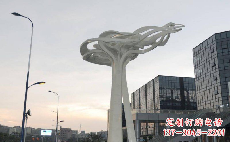 商业街不-锈-钢-雕-塑- (2)