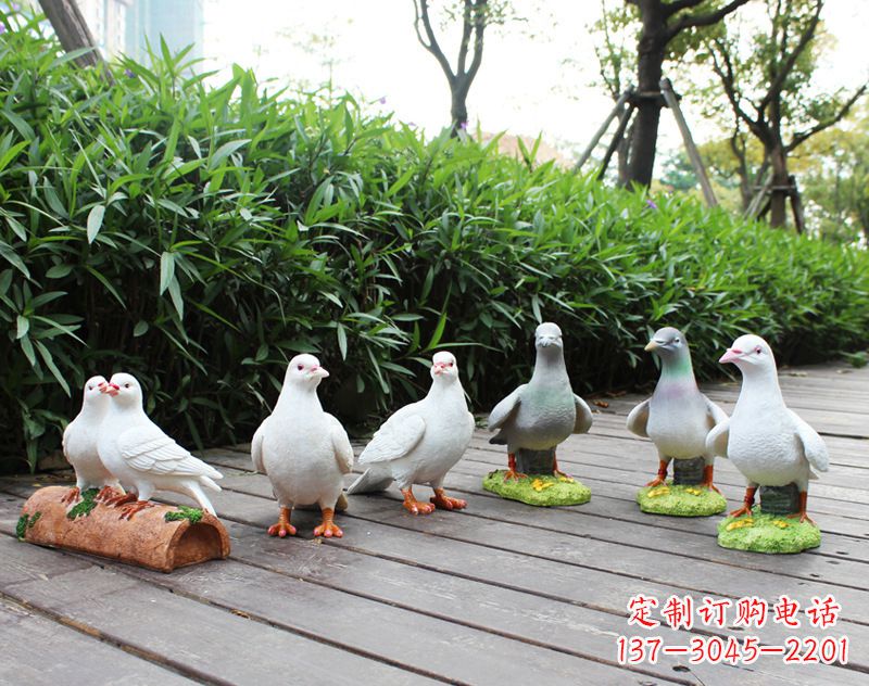 少女与和平鸽 北京雕塑