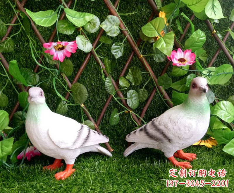 少女与和平鸽雕塑