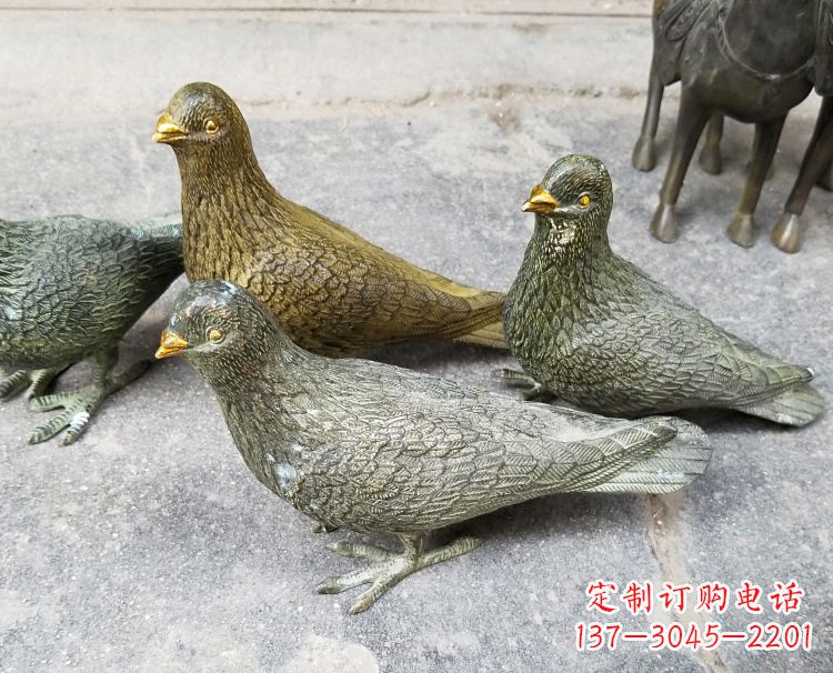 少女与和平鸽雕塑东北 少女与和平鸽雕塑东北