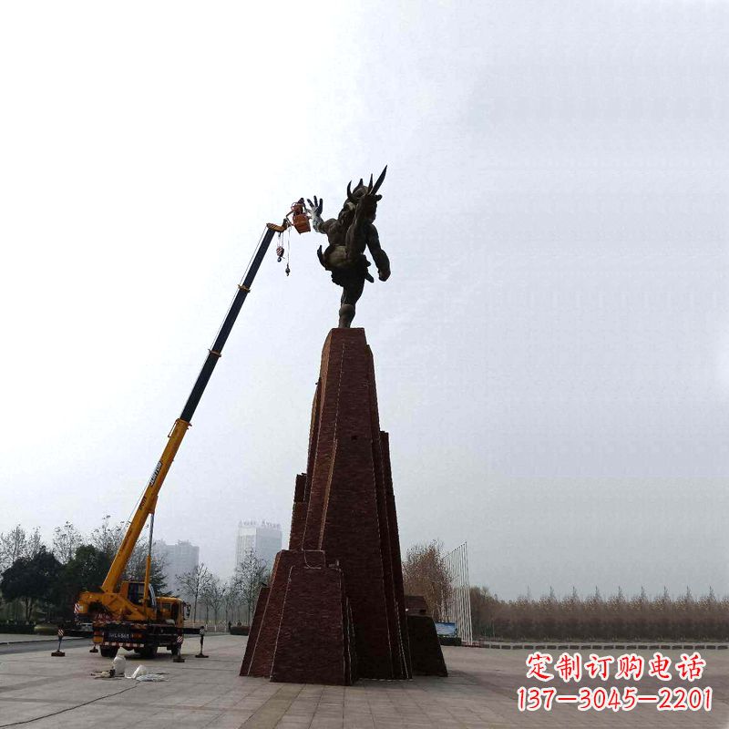 神话传说之“夸父逐日”景观人物雕塑