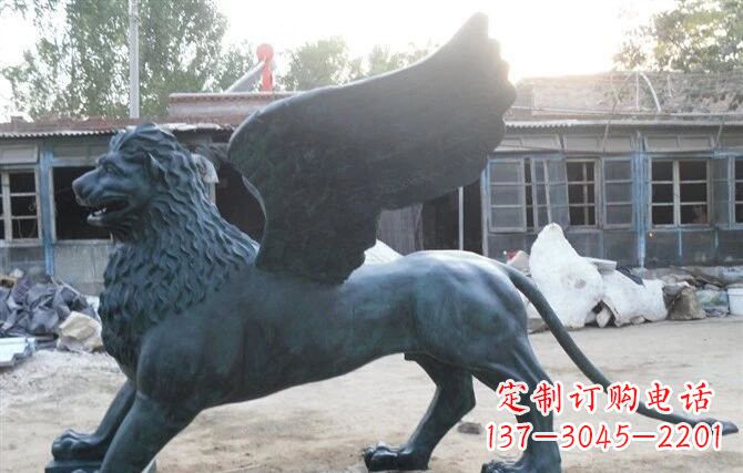 圣马可飞狮铜雕 圣马可飞狮铜雕