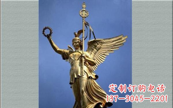 胜利女神铜雕