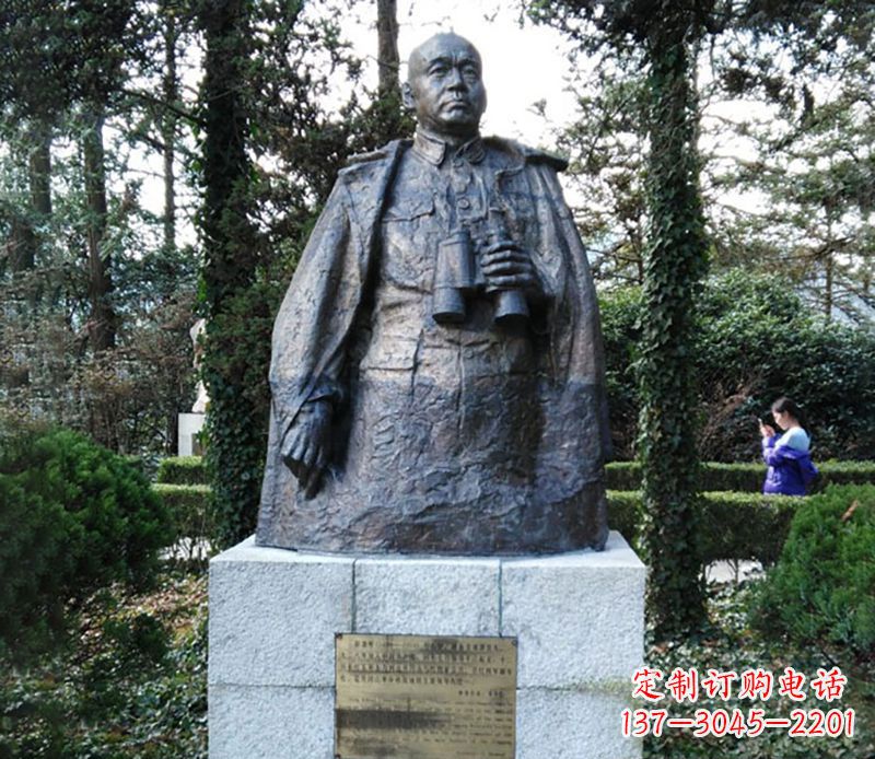 十大元帅半身像铜雕