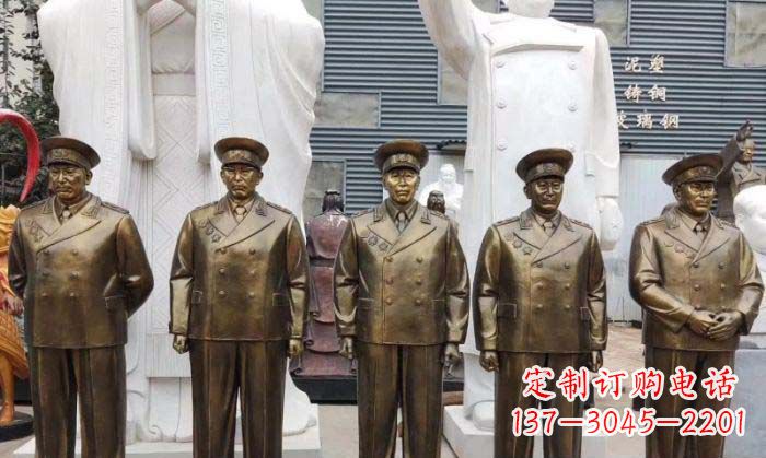 十大元帅铜雕