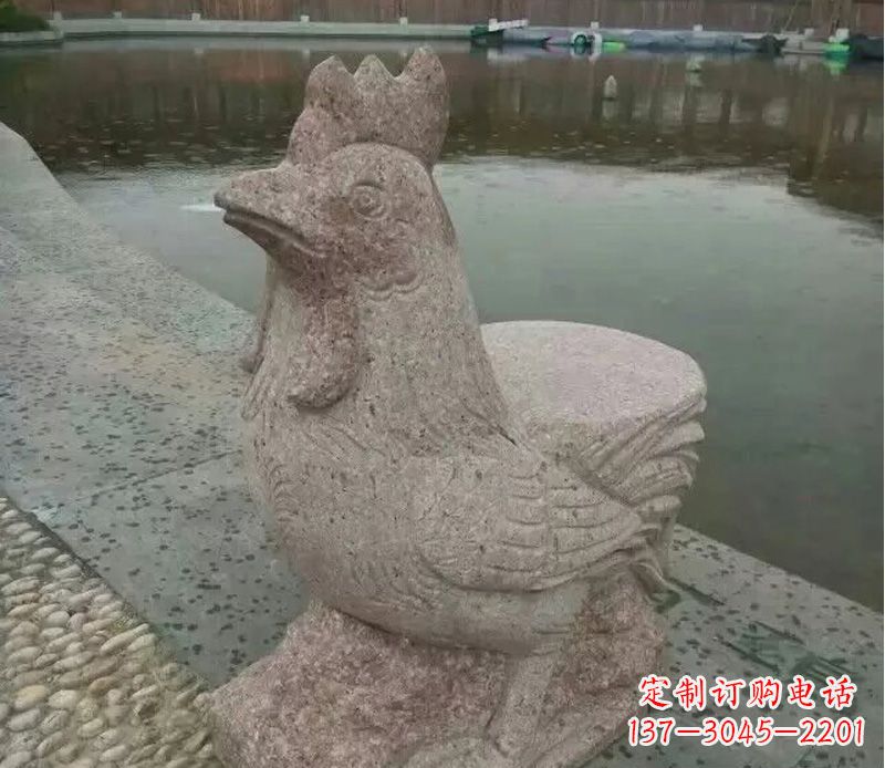 十二生肖动物石雕