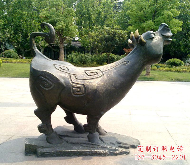 十二生肖铜雕摆件