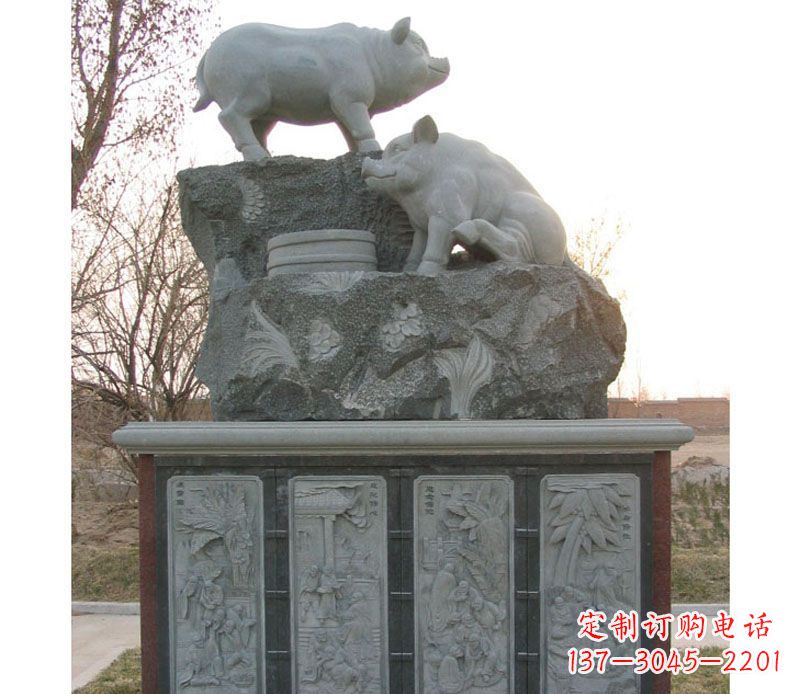 十二生肖/石雕-十二生肖猪石雕 十二生肖/石雕-十二生肖猪石雕