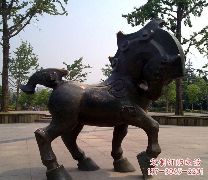 十二生肖铸铜雕塑