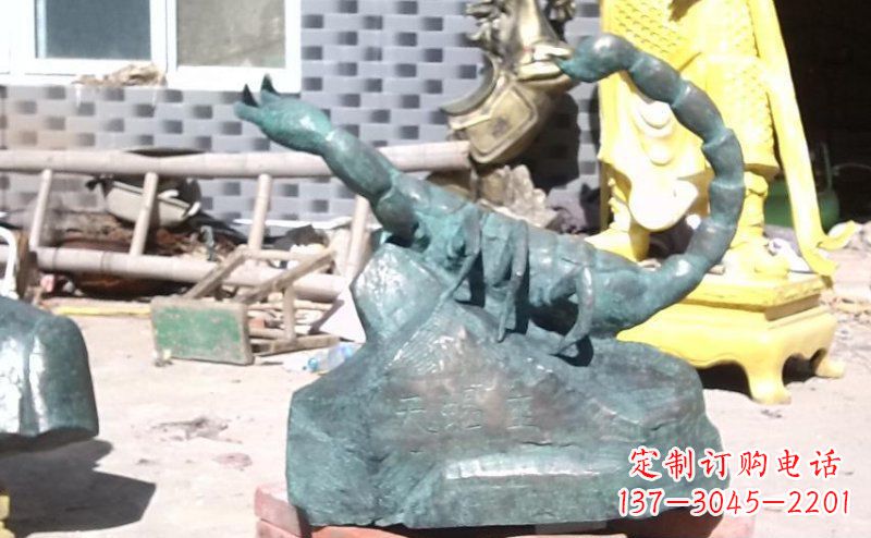 十二星座天蝎座青铜景观雕塑