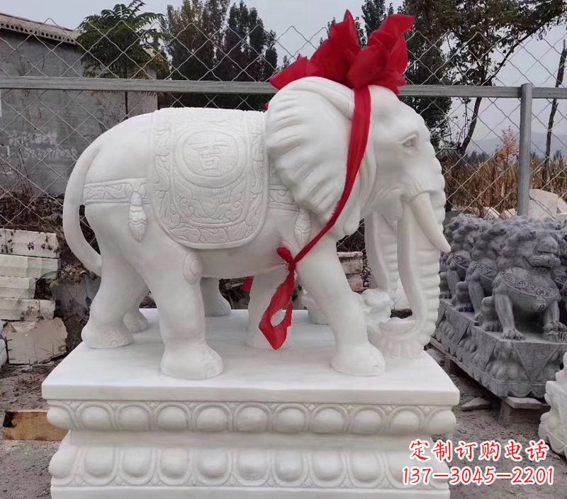 石雕壁画大象