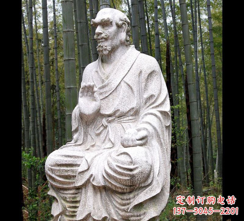 达摩雕塑 - 石雕/达摩/古代/名人