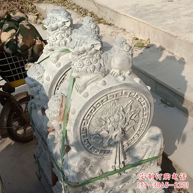 石雕仿古门墩
