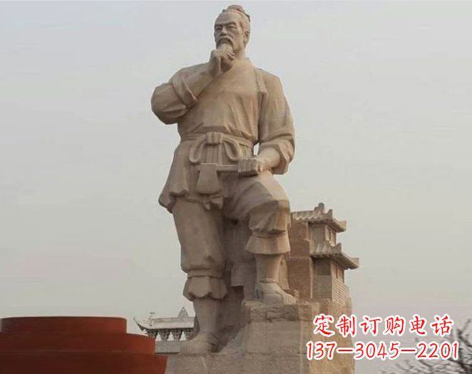 鲁班雕塑 - 石雕/古代/名人/鲁班 鲁班雕塑 - 石雕/古代/名人/鲁班