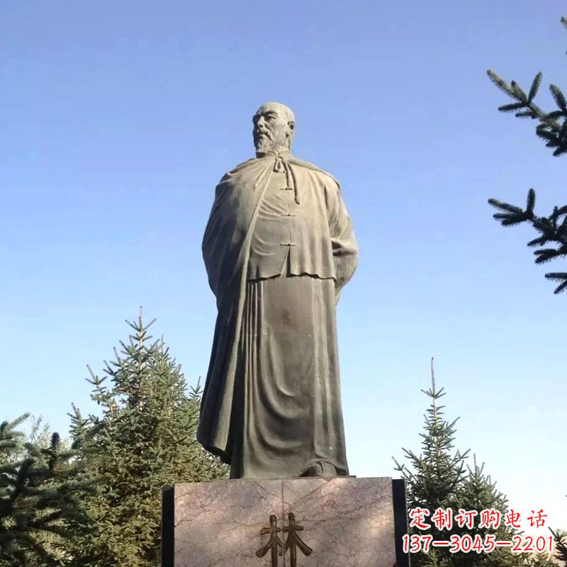石雕林则徐景观雕像