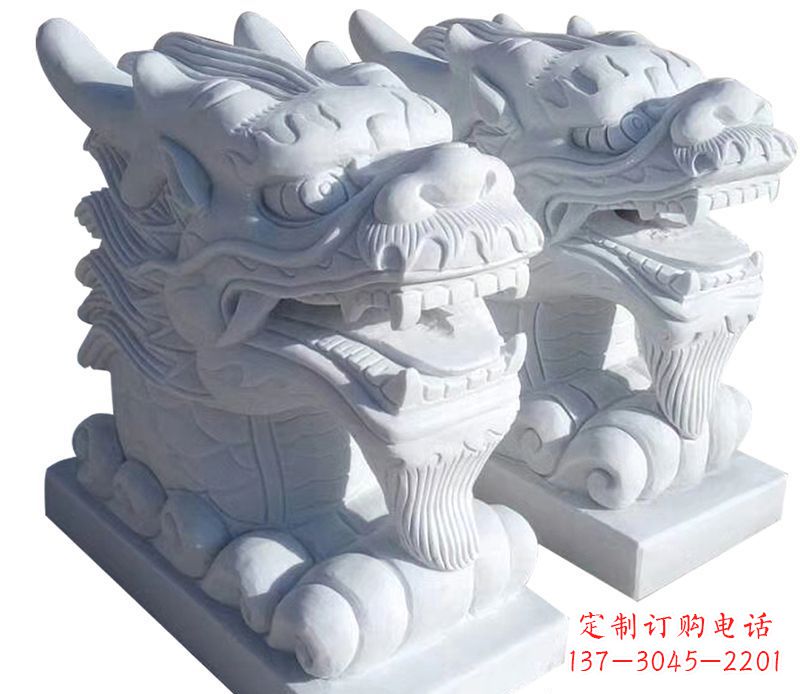 石雕龙头公园景观