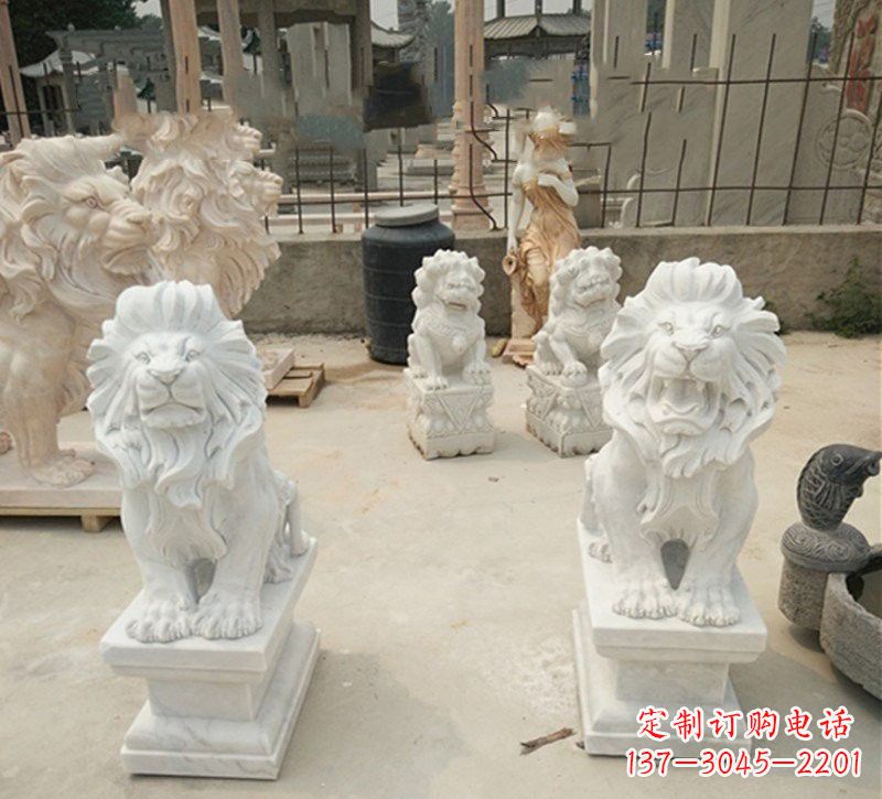 石雕欧式狮子