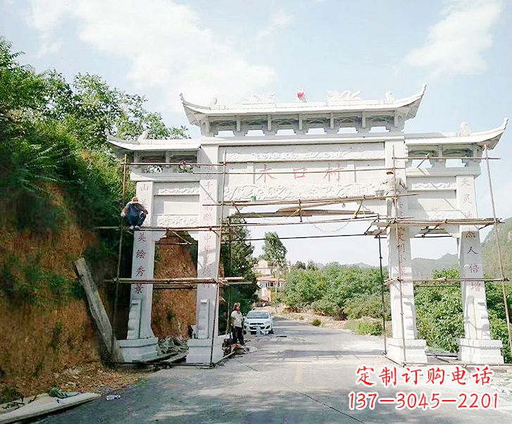 石雕牌坊 牌楼锻
