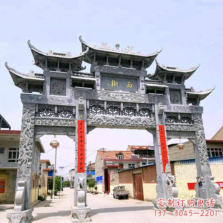 牌坊雕塑 - 石雕/牌坊 牌坊雕塑 - 石雕/牌坊