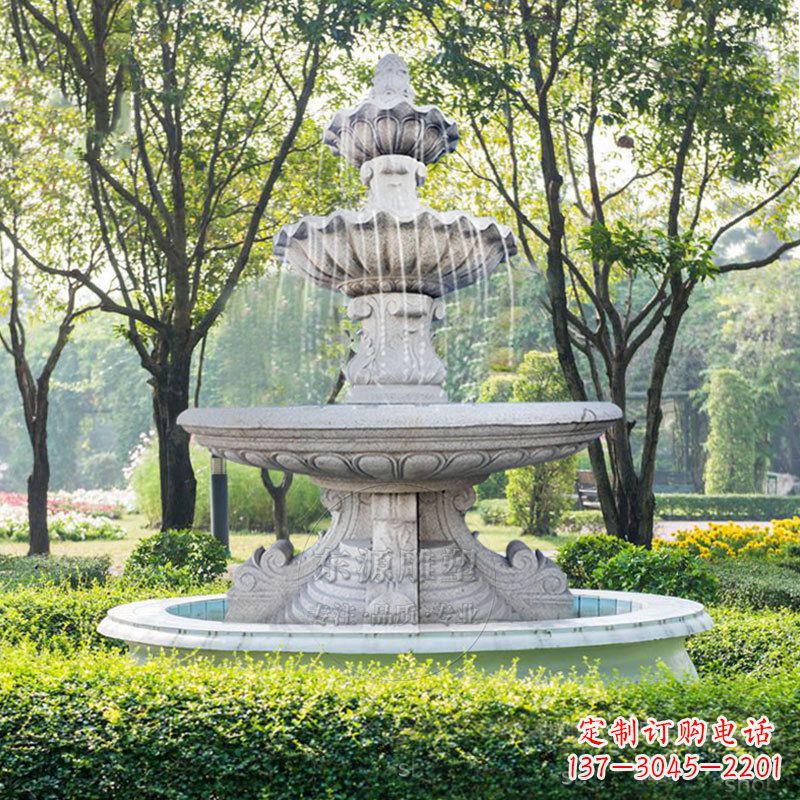 石雕喷泉 喷水池