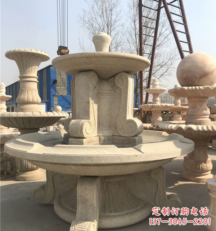 石雕喷泉喷水池