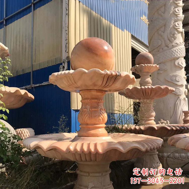 五福雕塑 - 石雕/五福/临门/风水球