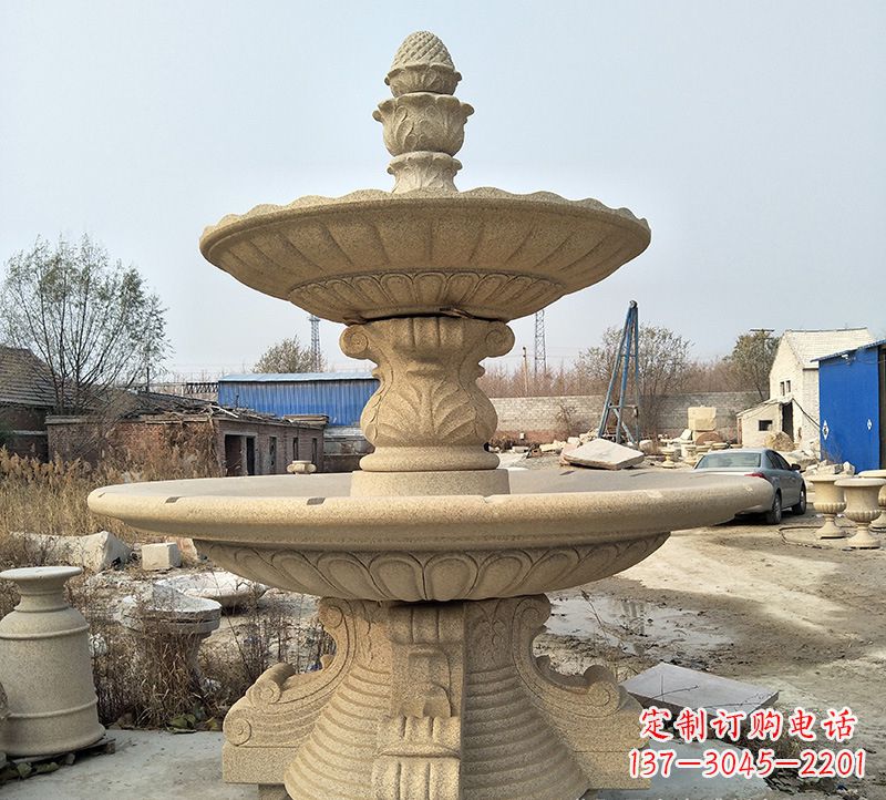 石雕小鱼喷泉