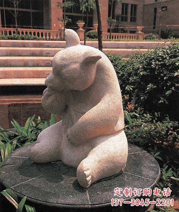 石雕熊猫