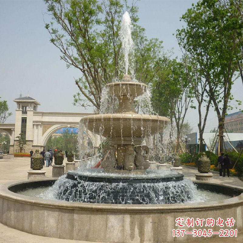 石雕音乐喷泉