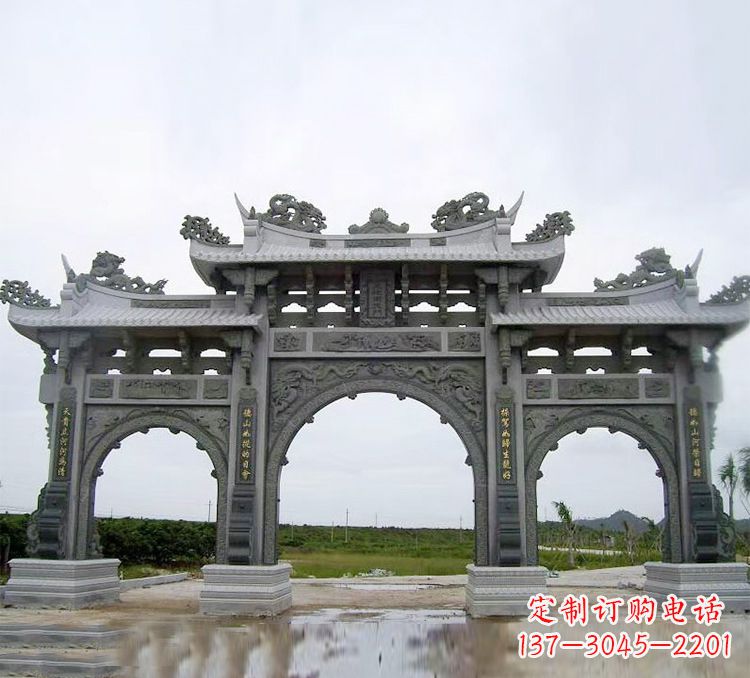 牌坊雕塑 - 牌坊 牌坊雕塑 - 牌坊