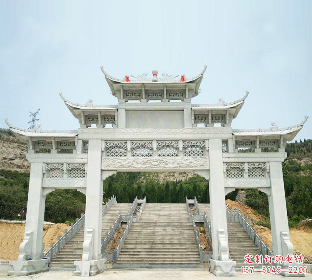 石牌坊图片