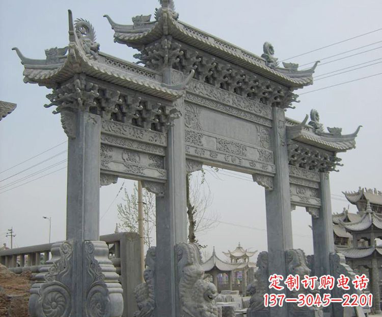 石牌坊与石牌楼