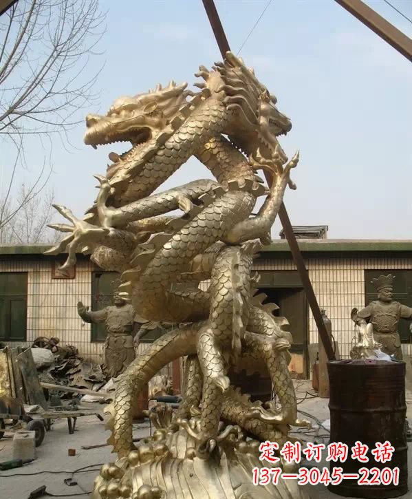双龙雕塑 - 双龙/铜雕 双龙雕塑 - 双龙/铜雕