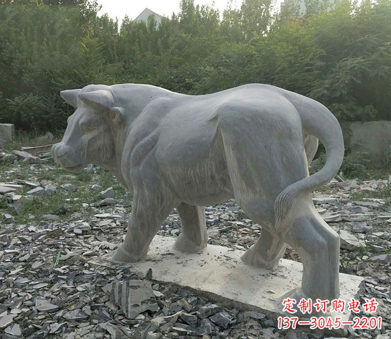 水牛雕公园动物雕塑