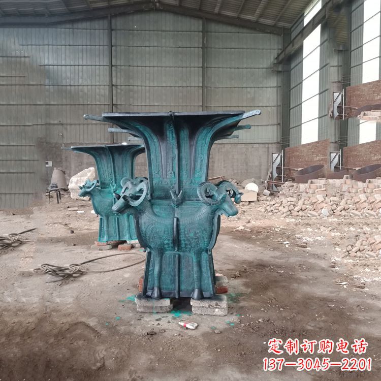 四羊方尊仿古青铜器