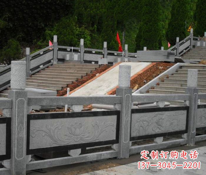 寺庙景观仿古石栏板 (2)