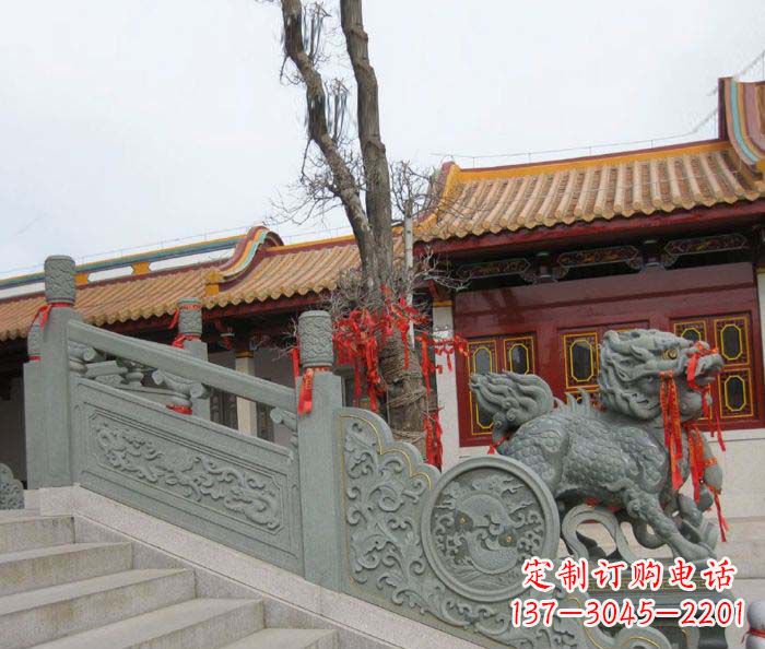 寺庙景观仿古石栏板